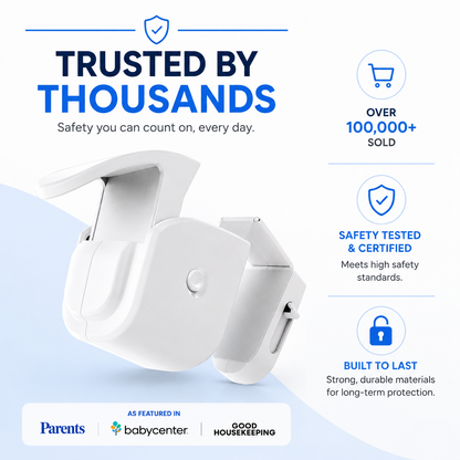 TinyShield LittleLock | Stop Your Children Curiosity Without Ripping Paint Off Doors.
