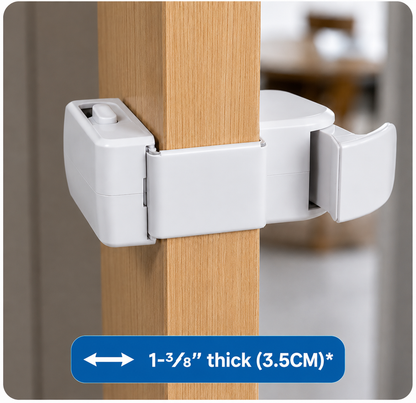 TinyShield LittleLock | Stop Your Children Curiosity Without Ripping Paint Off Doors.